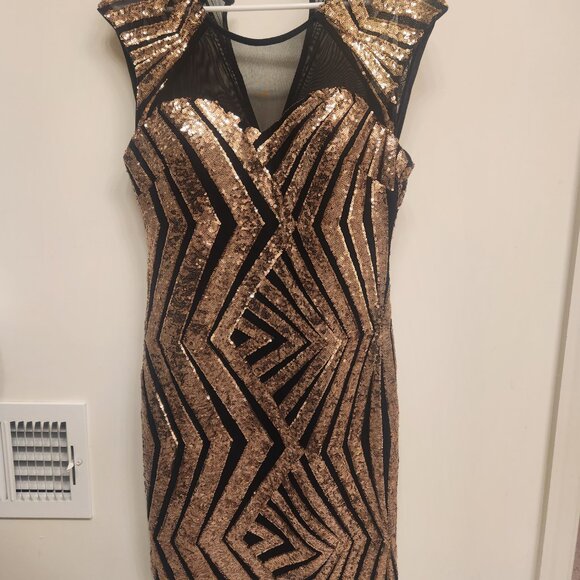 Guess Women Sequin Dress Sz 6 - Picture 2 of 4